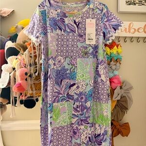 Lilly Pulitzer Multi-Color Story Patch Dress